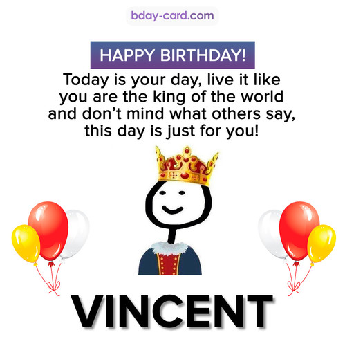 Happy Birthday Meme for Vincent
