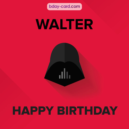 Happy Birthday pictures for Walter with Darth Vader