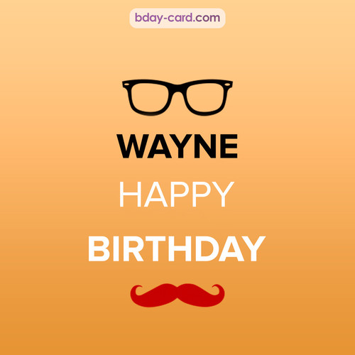 Happy Birthday photos for Wayne with antennae