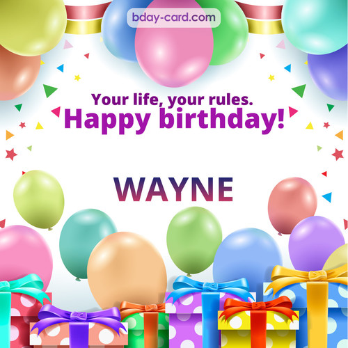 Funny Birthday pictures for Wayne