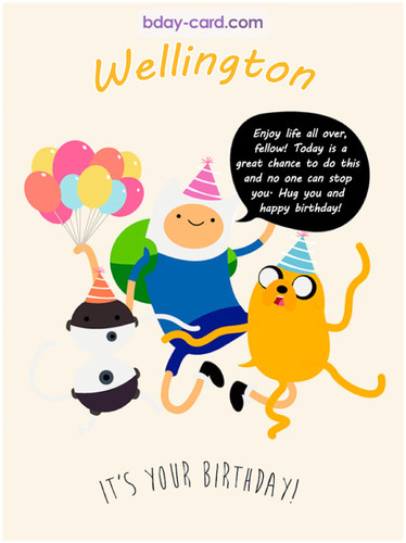 Beautiful Happy Birthday images for Wellington
