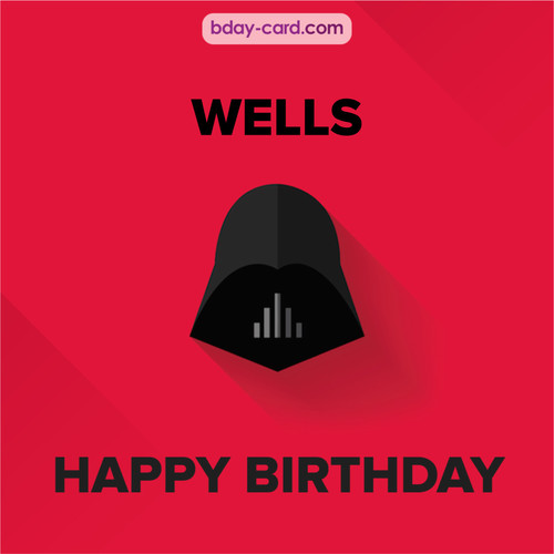 Happy Birthday pictures for Wells with Darth Vader