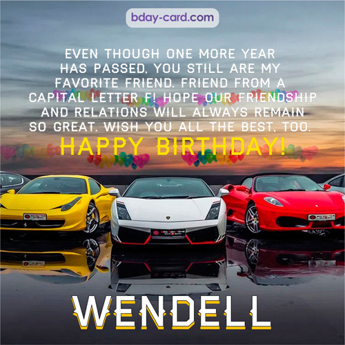 Birthday pics for Wendell with Sports cars