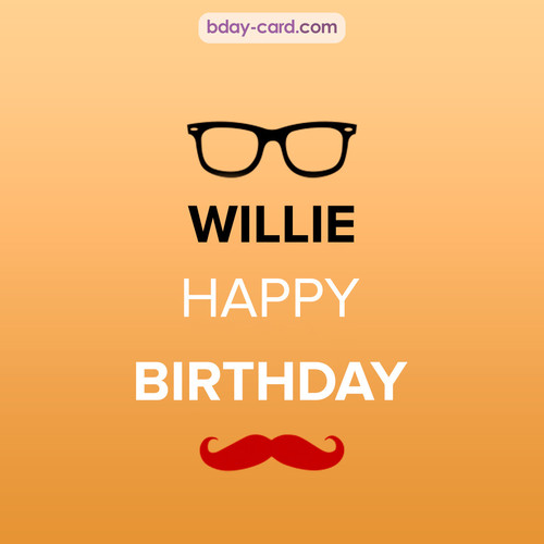 Happy Birthday photos for Willie with antennae