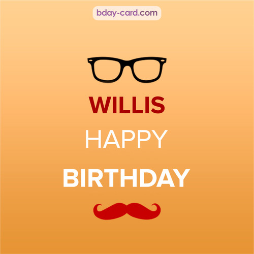 Happy Birthday photos for Willis with antennae