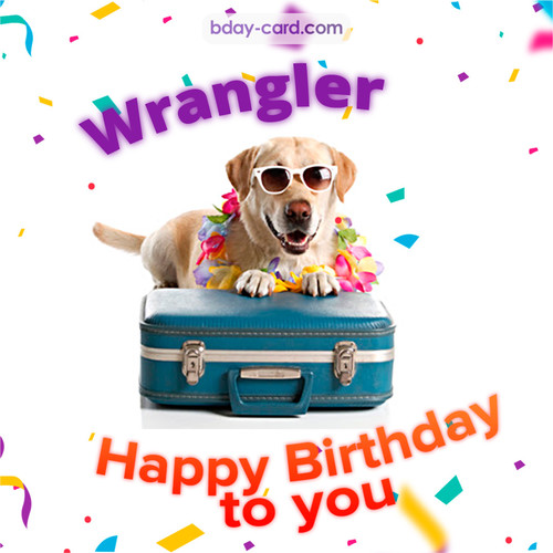Funny Birthday pictures for Wrangler