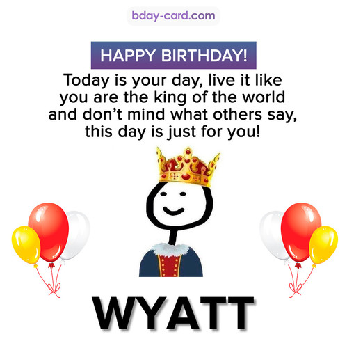 Happy Birthday Meme for Wyatt