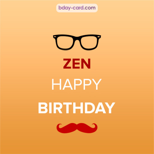 Happy Birthday photos for Zen with antennae