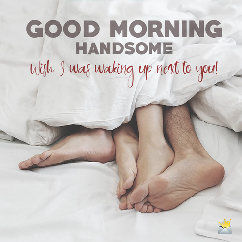 Feet of lovers under the blanket good morning