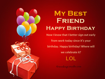 Happy birthday messages for bestfriend wordings and messa...