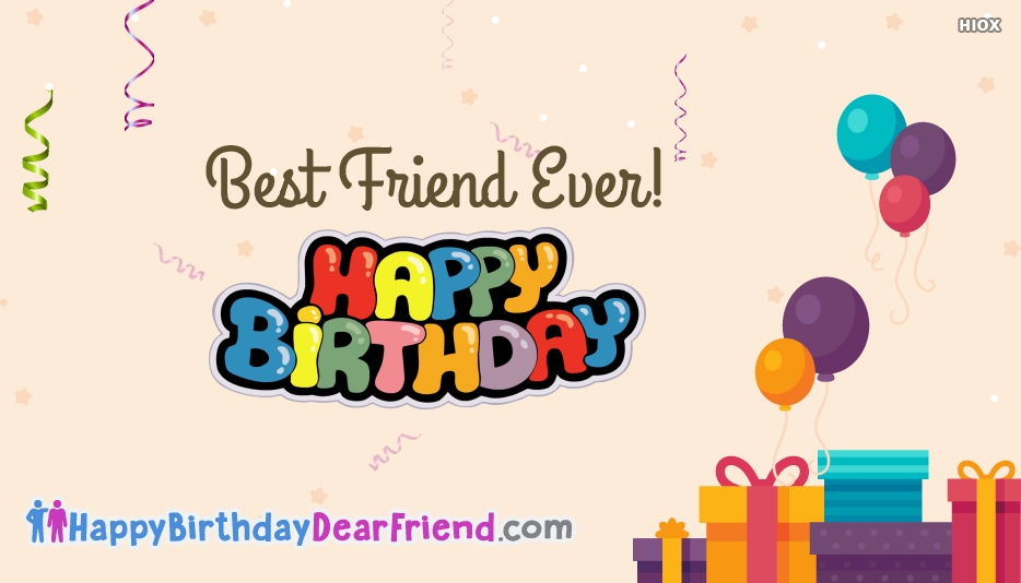 Happy birthday images For Friend💐 - Free Beautiful bday cards and ...