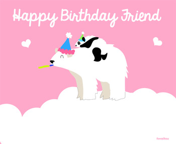 Happy birthday friend cupcake birthday happy birthday bir...