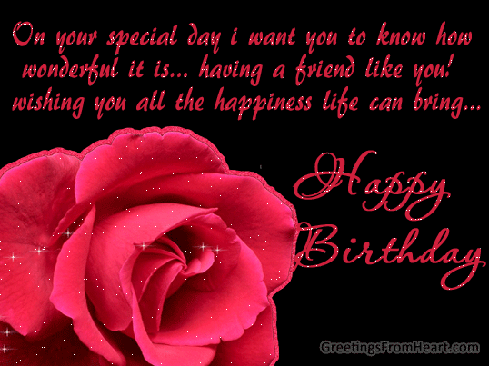 Happy Birthday Wishes For Friend Gif Download - Asktiming