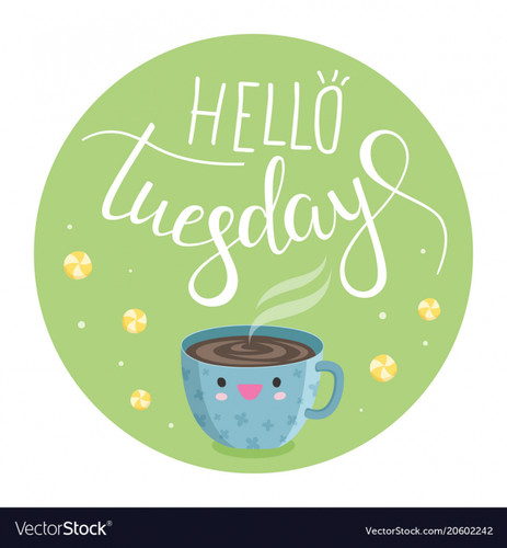 coffee Cup with eyes on a green background with sweets