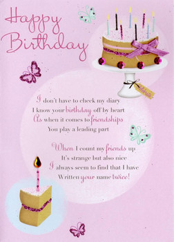 Friend happy birthday greeting card cards love kates