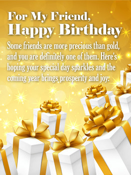 Happy birthday to my precious friends card birthday amp g...