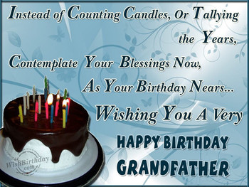 Wishing you many happy returns of the day my loving grand...