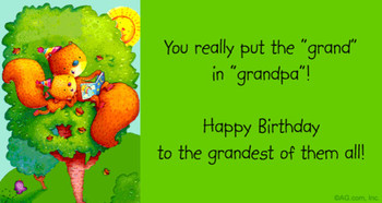 Happy birthday wishes for grandfather page