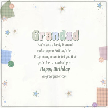 Such a lovely grandad free facebook birthday cards grandf...