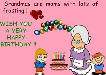 √  Lovely images of birthday quotes for grandmother in hi...