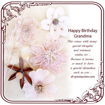 Free birthday cards for grandmother happy birthday grandma
