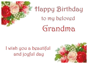 Happy birthday grandma birthday ecards for your grandmother