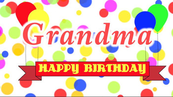 Happy birthday grandma song youtube