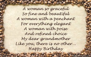 Birthday poems for grandma – wishesmessages com