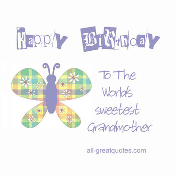 Happy birthday grandmother wishes pictures