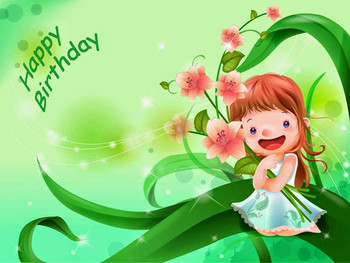 Happy birthday wishes card images with cakes candles pict...
