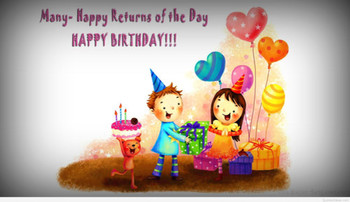 New happy birthday wishes for kids with quotes wallpapers
