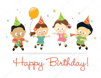 Happy birthday kids — stock vector © wetnose