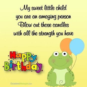 Happy birthday wishes for kids occasions messages