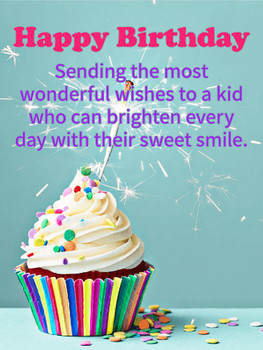 You brighten days happy birthday wishes card for kids a k...