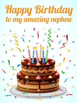 To my amazing nephew happy birthday card birthday amp gre...