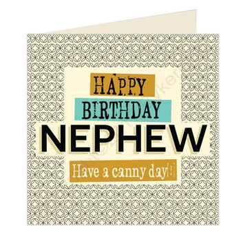 Happy birthday nephew geordie card – wot ma like