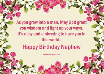Lovable birthday wishes for nephew happybirthday