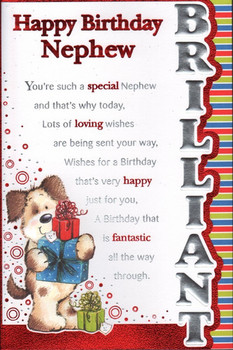Nephew birthday card happy birthday nephew amazon co uk o...