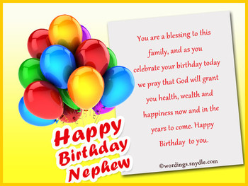 Nephew birthday messages happy birthday wishes for nephew