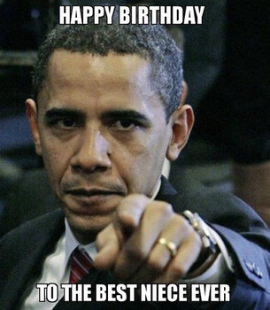 Obama wishes happy birthday niece