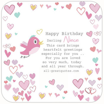 Free birthday cards for niece on facebook