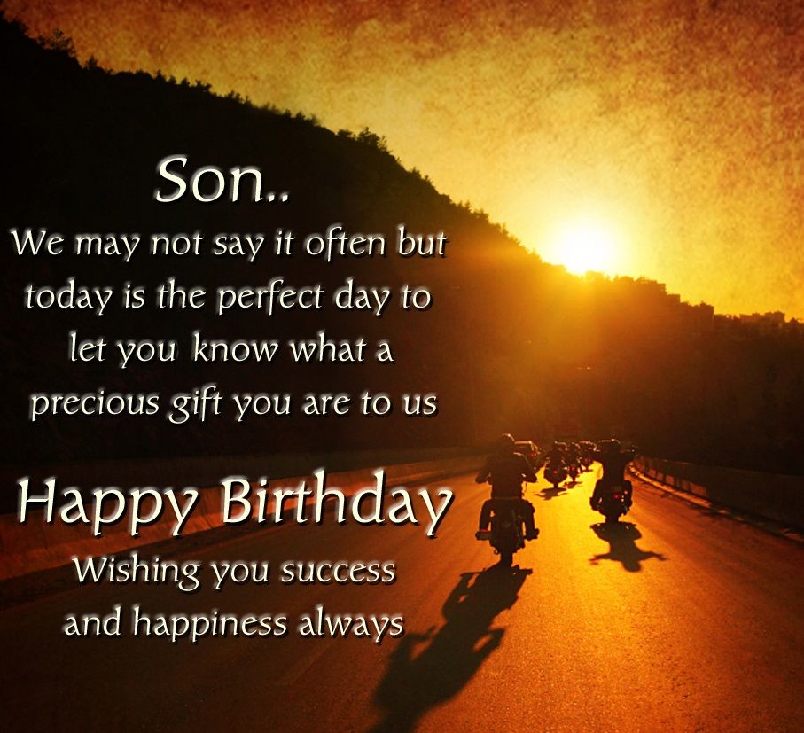 Happy birthday son quotes images pictures messages happy
