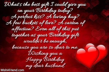 Cute images of romantic birthday wishes for husband from ...