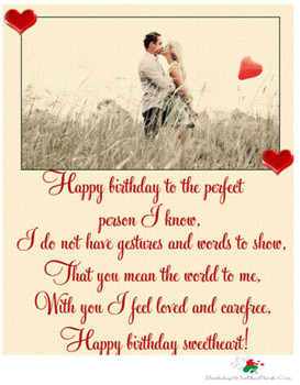 Romantic birthday wishes – cute and short happy birthday ...
