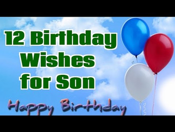 Happy birthday wishes for son youtube