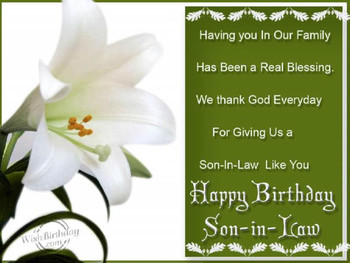 Birthday wishes son in law wishes greetings pictures – wi...