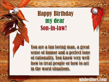Happy birthday wishes to my son in law elegant best  happy