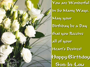 Happy birthday quotes for son happy birthday son in law q...