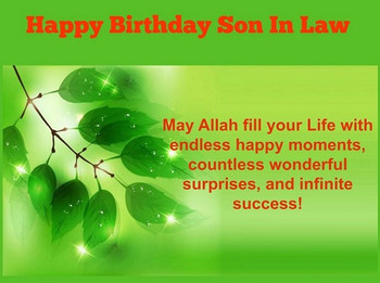 Download cute happy birthday wishes for son in law on fac...