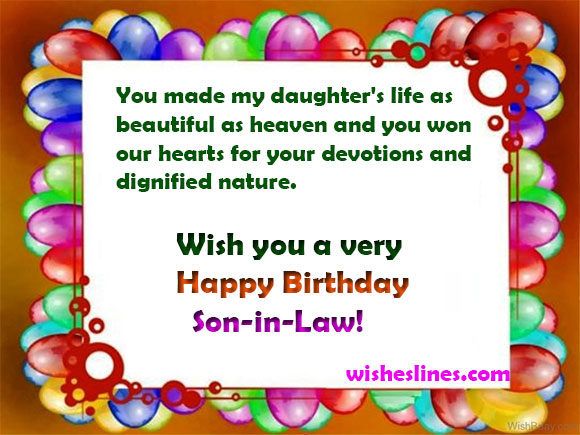Birthday Messages For Son In Law With Some Best Greetings